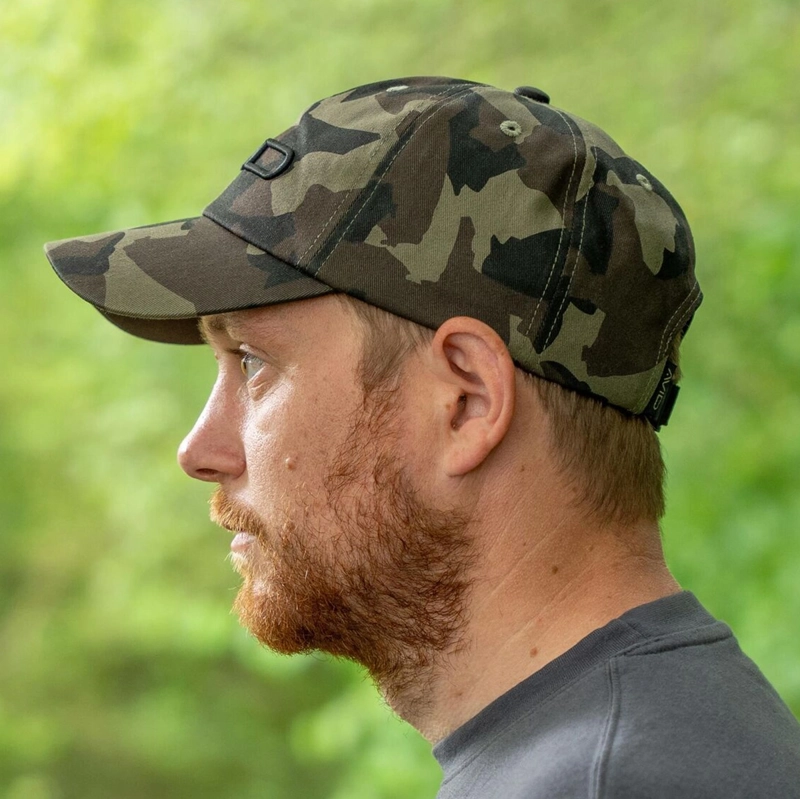 Avid Carp Distortion Baseball Cap Dark-Camo
